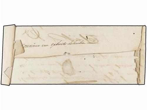 ✉ COLOMBIA. (1840 CA.). Plica Judicial circulada de COCUY a 