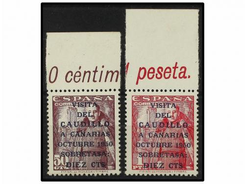 ** ESPAÑA. Ed. 1083A/B. CANARIAS CORREO. I TIRADA. Serie com