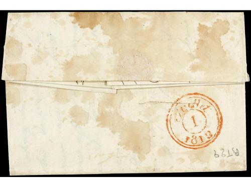 ✉ ESPAÑA: PREFILATELIA. (1810 CA.). EJÉRCITOS FRANCESES. Car