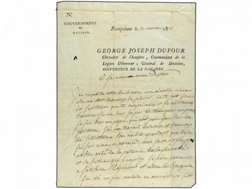 ✉ ESPAÑA: PREFILATELIA. 1810 (30 Marzo). EJÉRCITOS FRANCESES