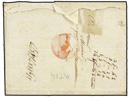 ✉ ESPAÑA: PREFILATELIA. (1810 CA.). EJÉRCITOS FRANCESES. Env