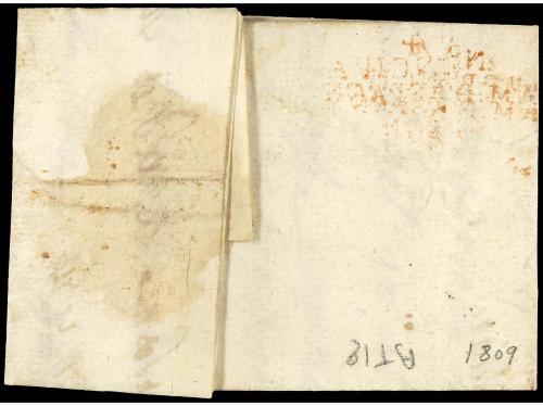 ✉ ESPAÑA: PREFILATELIA. 1809 (20 Marzo). EJÉRCITOS FRANCESES