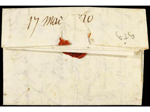 ✉ ESPAÑA: PREFILATELIA. 1810 (4 Marzo). EJÉRCITOS FRANCESES.
