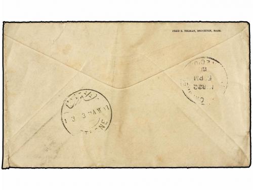 ✉ TURQUIA. Mi. 16a. 1913. LEBANON. Advertising envelope bear