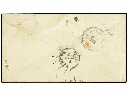 ✉ ESTADOS UNIDOS. 1873. SAN FRANCISCO to TREVISO (Italy). Fr