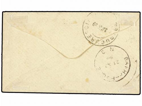 ✉ BULGARIA. Mi. 14, 26. 1889. VARNA to MOULINS (France). 2 s