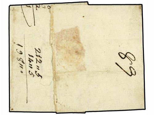 ✉ ARGENTINA. 1793 (4 Julio). BUENOS AIRES a MONTEVIDEO. Marc