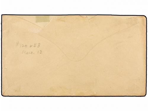 ✉ COLOMBIA. Yv. 77. 1886. CARTAGENA a INGLATERRA. 20 ctvos. 
