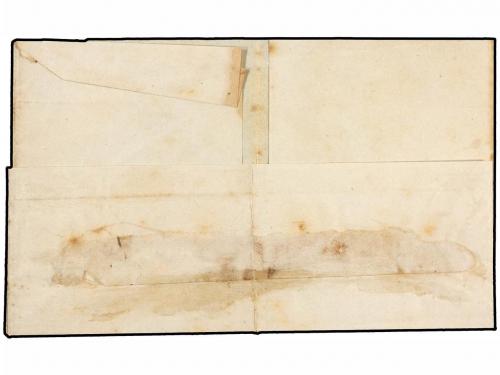 ✉ COLOMBIA. Sc. 46. 1867. LA PLATA a BOGOTÁ. 10 cent. lila, 