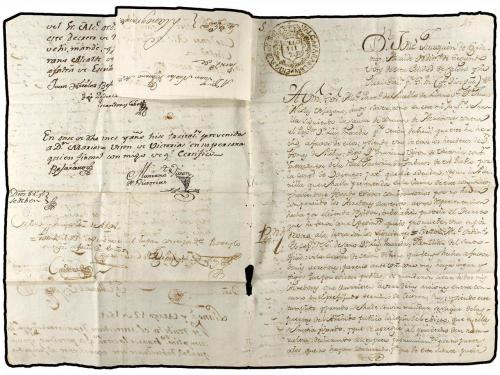 ✉ COLOMBIA. 1801 (10 Abril). Documento Judicial de una "caus
