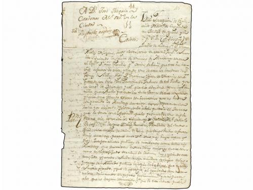 ✉ COLOMBIA. 1801 (10 Abril). Documento Judicial de una "caus
