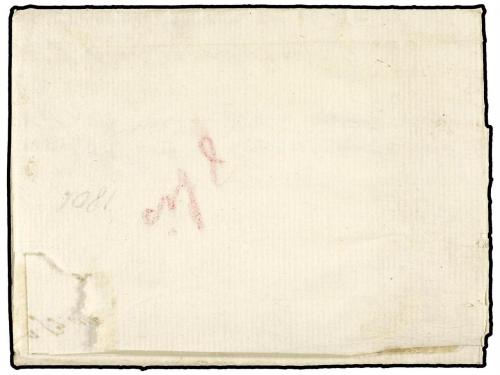 ✉ COLOMBIA. 1806 (12 Abril). VEGA SUPIA a BUGA. Marcas FRANC