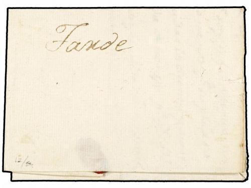 ✉ COLOMBIA. 1794 (7 Marzo). YOLOMBO a MEDELLIN. Marca YOLOMB