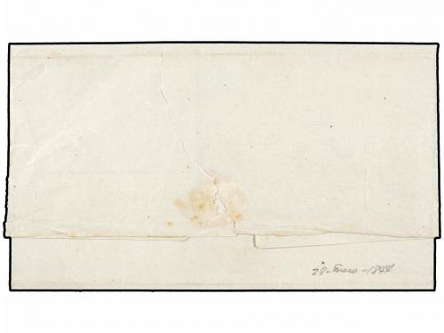 ✉ COLOMBIA. (1840 CA.). Envuelta circulada a BOGOTÁ dirigida