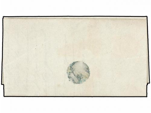 ✉ COLOMBIA. 1829 (19 Junio). BARRANCA DEL REY a BOGOTÁ. Marc