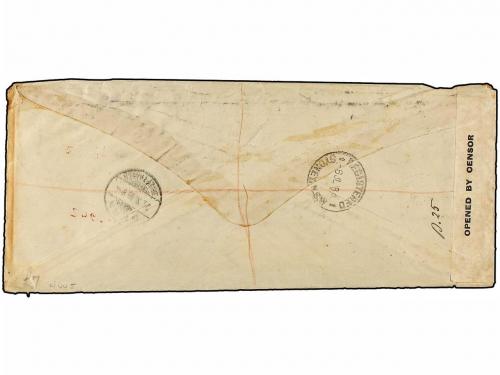 ✉ PAPUA Y NUEVA GUINEA. 1918. PORT MORESBY to SWITZERLAND. 1