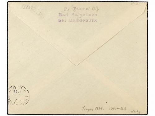 ✉ ZEPPELIN. 1932. ICELAND. REYKJANIK to BUENOS AIRES. Mixed 