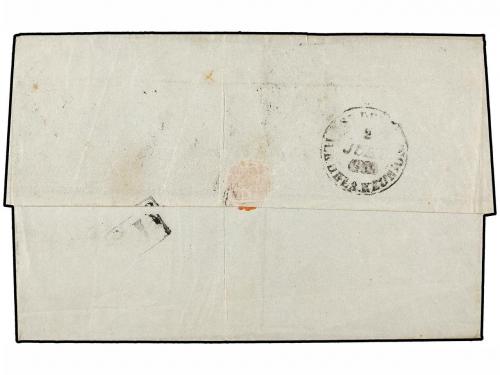 ✉ REUNION. Yv. 13, 16. 1855. MARSELLA a STA. SUZANNE (Ile Re