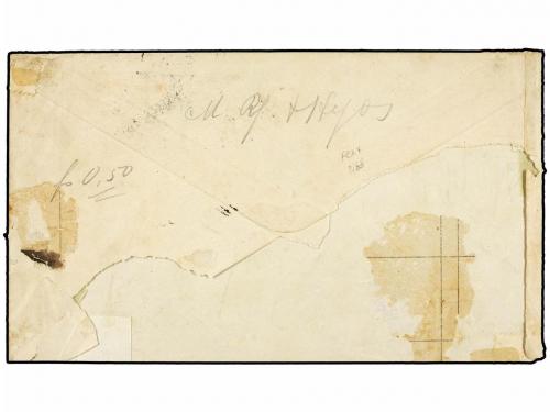 ✉ COLOMBIA. Sc. 74, 118+F-8. 1883. MEDELLIN a BARRANQUILLA. 