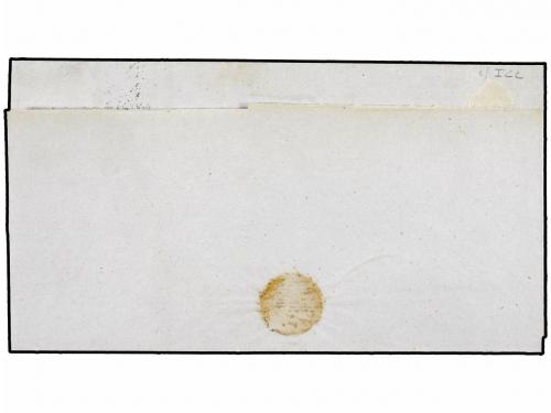 ✉ CHILE. Sc. 7a. 1855. SANTIAGO a VALPARAISO. 5 ctvos. casta