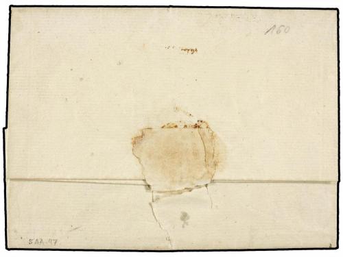 ✉ HAITI. 1802 (28-Agosto). PORT REPUBLICAIN (PORT AU PRINCE)