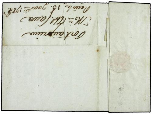 ✉ HAITI. 1784 (29-Oct.). PORT AU PRINCE a NANTERRE (Francia)