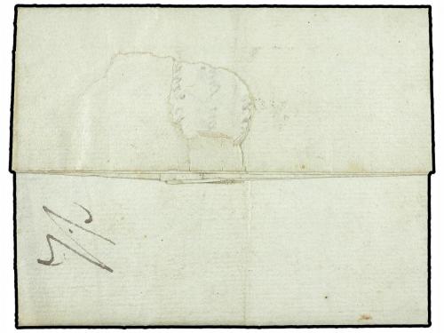 ✉ HAITI. 1787 (1-Febrero). LE CAP a ARTIBORMITTE (Francia). 