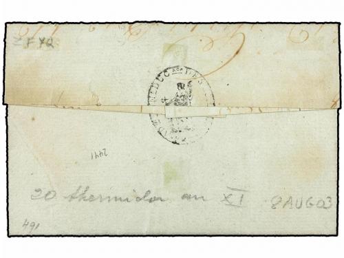 ✉ HAITI. 1803 (8-Agosto). CAMPAÑAS NAPOLEÓNICAS. Envuelta ci