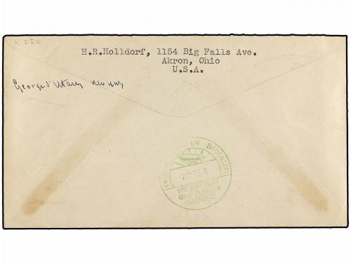 ✉ ZEPPELIN. 1933 (30-Oct.). UNITED STATES. CHICAGO ROUNDTRIP