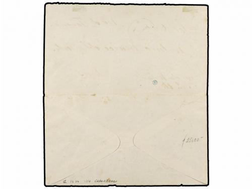 ✉ PERU. 1883 (Dic.). AREQUIPA a PARIS. Circulada con sellos 