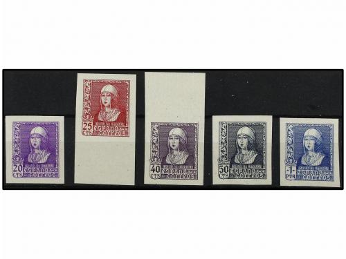** ESPAÑA. Ed. 855/90. SERIE COMPLETA SIN DENTAR. El 50 cts.