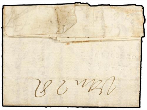 ✉ ESPAÑA: PREFILATELIA. 1755. EL LAVADERO a CORELLA. Marca l