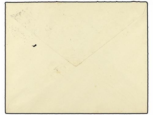 ✉ ESPAÑA. Ed. 363, 377. 1927. MADRID correo interior. 5 cts.