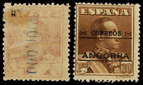 * ANDORRA. Ed. 2N/13N. MUESTRAS. Serie completa (12 valores)