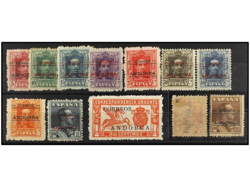 * ANDORRA. Ed. 2N/13N. MUESTRAS. Serie completa (12 valores)