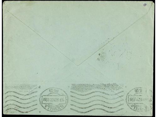 ✉ ESPAÑA. Ed. 268, 311, 313, 314, 317. 1923. BARCELONA a SEV