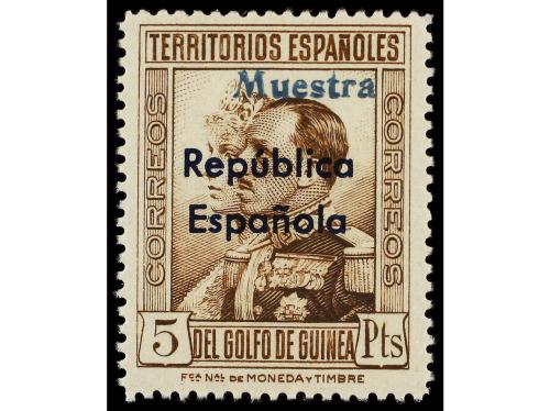 * COLONIAS ESPAÑOLAS: GUINEA. Ed. 242/43M. 4 y 10 pts. Habil