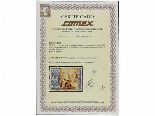 ** ESPAÑA. Ed. 889/903. SERIE COMPLETA. LUJO. Sello de 10+4 