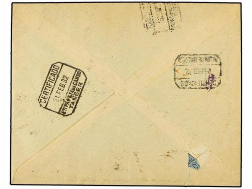 ✉ COLONIAS ESPAÑOLAS: MARRUECOS. Ed. 107, 114. 1932. ARZILA 