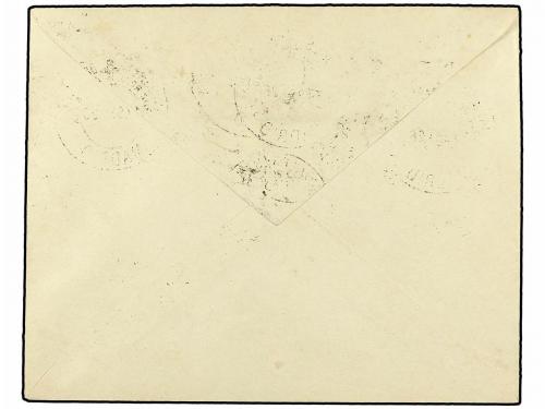 ✉ ESPAÑA. Ed. 363, 365. 1927. MADRID correo interior. 5 cts.