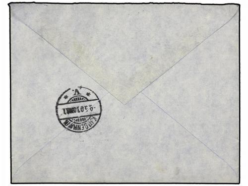 ✉ ESPAÑA. Ed. 243, 245. 1901. VILLAMANRIQUE a DINAMARCA. 10 