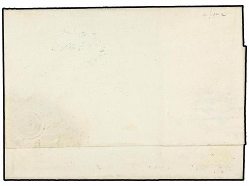 ✉ ESPAÑA. Ed. 17 (2). 1853. CARDONA a MADRID. 6 cuartos carm
