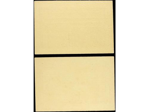 ✉ FILIPINAS. ENTEROS POSTALES 2 ctvos. azul y 3 ctvos. casta