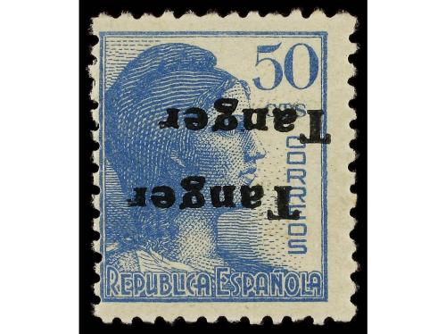 * COLONIAS ESPAÑOLAS: TANGER. Ed. 122hi, 122hhii. 50 cts. az