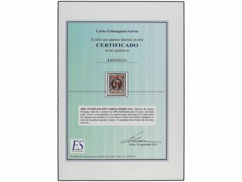 * CUBA. Ed. 15. PUERTO PRÍNCIPE. 10 cents. s. 1 ctvo. violet