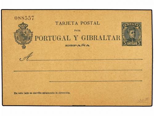 ✉ ESPAÑA ENTEROS POSTALES. Ed. 37, 38, 43, 44, 46, 47. Conju