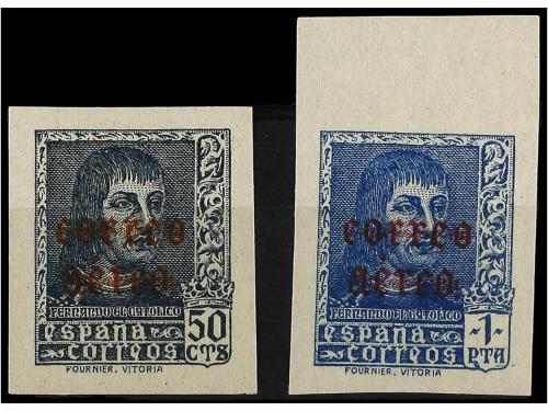 ** ESPAÑA. Ed. 845/46s. SERIE COMPLETA SIN DENTAR. LUJO. Cat