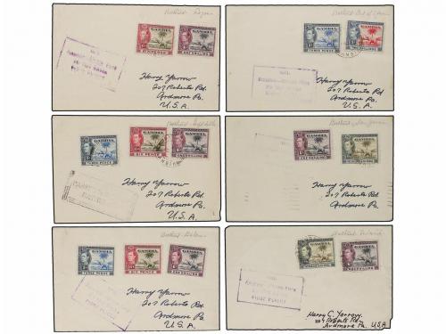 ✉ GAMBIA. 1941 (11 Dic.). FIRST FLIGHT AMERICAN-AFRICAN FERR