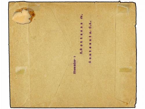✉ GUATEMALA. Sc. 99/103, 104, 106. 1900. GUATEMALA a AUSTRIA
