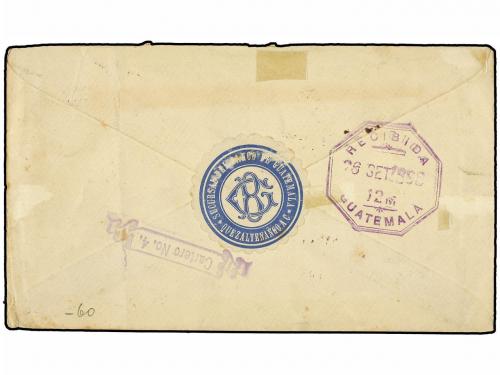✉ GUATEMALA. Sc. 75, 76 (2), 81, 84. 1899. QUEZALTENANGO a G